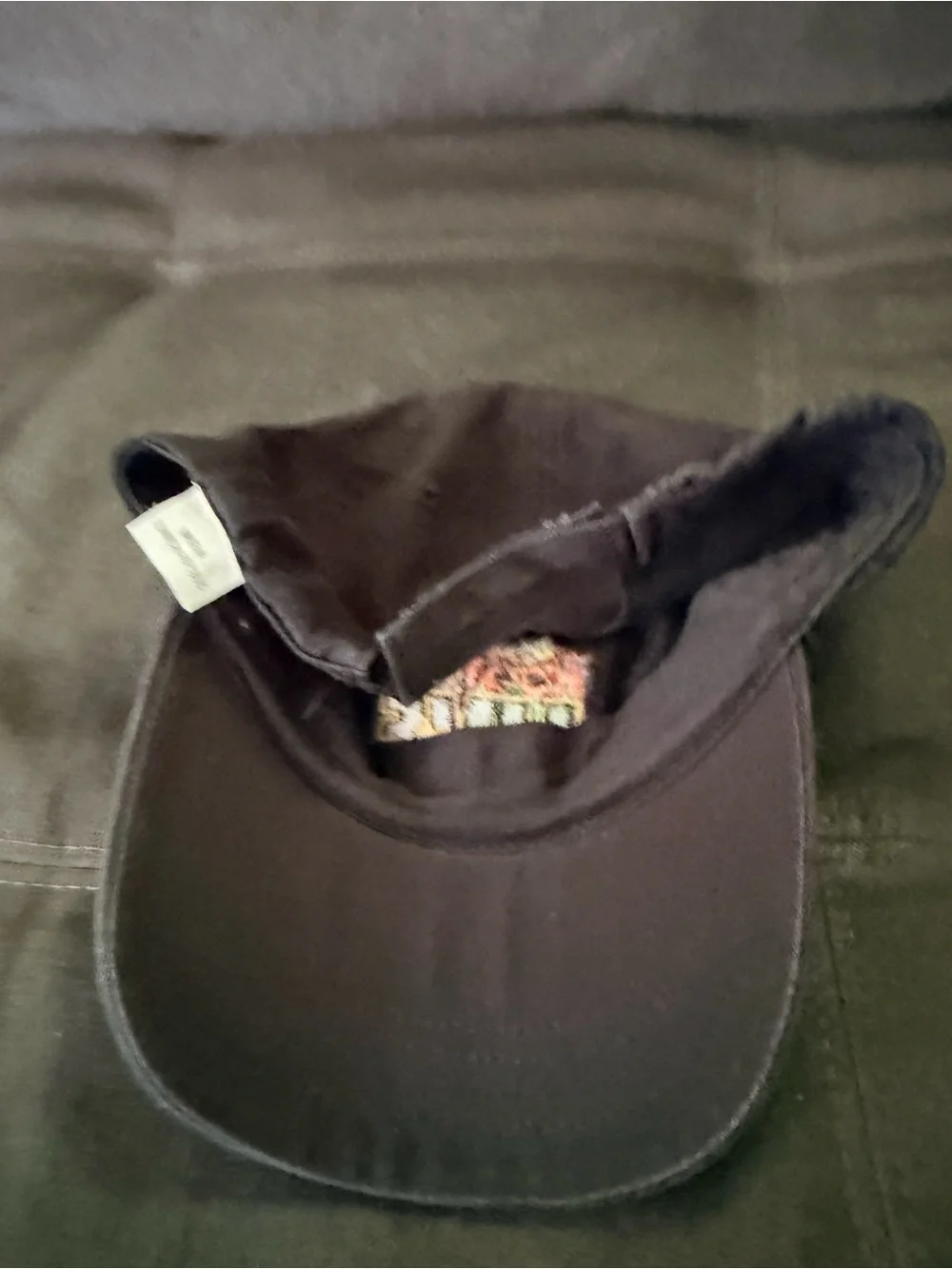 Hooters Black Hat with Multicolor Embroidered 